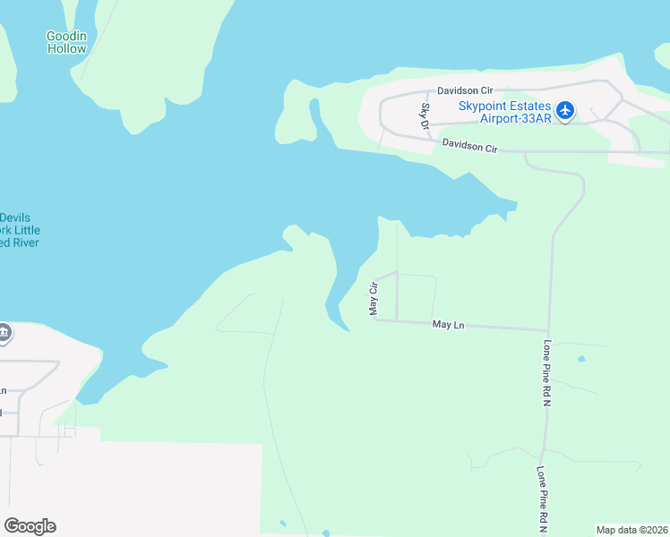 map of restaurants, bars, coffee shops, grocery stores, and more near 49 May Lane in Greers Ferry