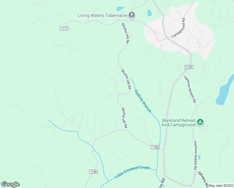 map of restaurants, bars, coffee shops, grocery stores, and more near 25 Triton Way in Old Fort