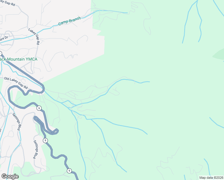 map of restaurants, bars, coffee shops, grocery stores, and more near 416 Ivy Road in Black Mountain