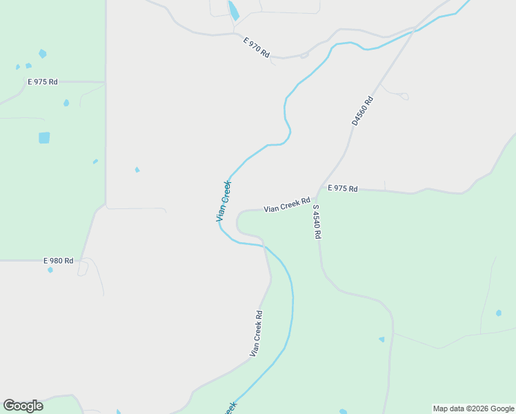 map of restaurants, bars, coffee shops, grocery stores, and more near 97929 South 4535 Road in Vian