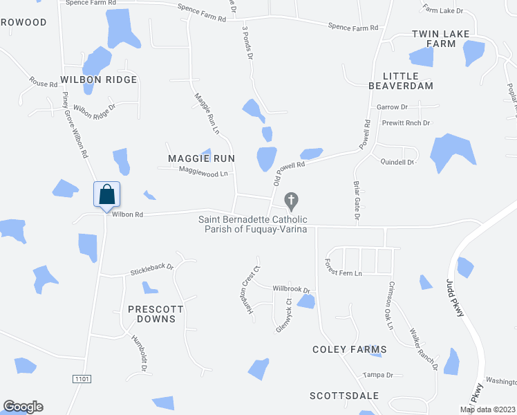 map of restaurants, bars, coffee shops, grocery stores, and more near 6519 Temple View Lane in Fuquay Varina