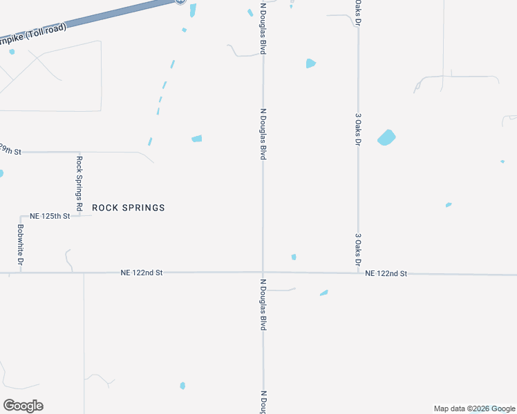map of restaurants, bars, coffee shops, grocery stores, and more near 12601 North Douglas Boulevard in Jones