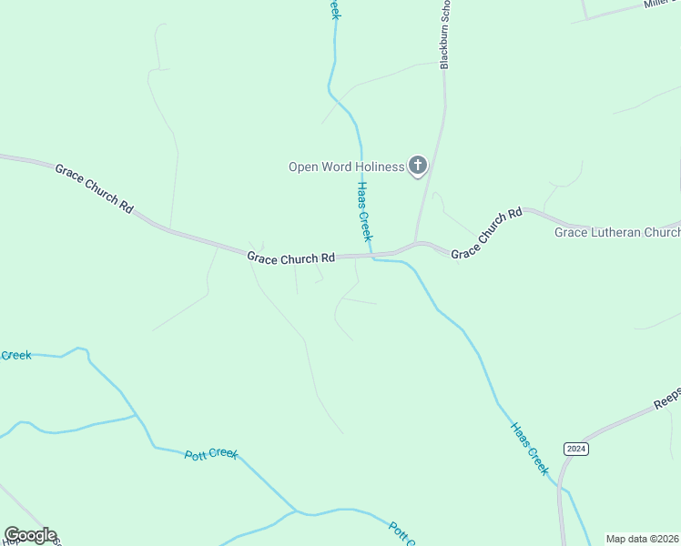 map of restaurants, bars, coffee shops, grocery stores, and more near 4363 Grace Church Road in Newton