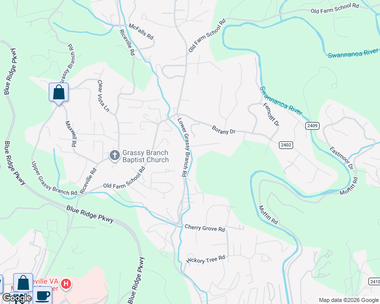 map of restaurants, bars, coffee shops, grocery stores, and more near 115 Lower Grassy Branch Road in Asheville