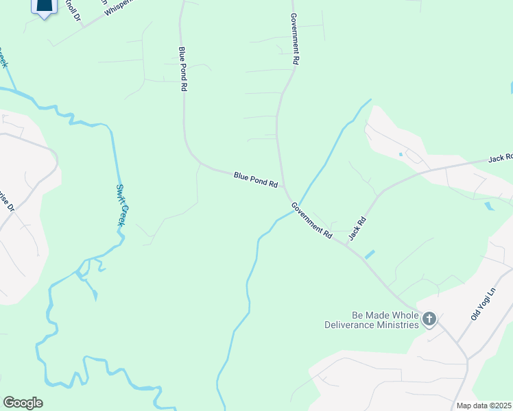 map of restaurants, bars, coffee shops, grocery stores, and more near 33 Blue Pond Road in Clayton