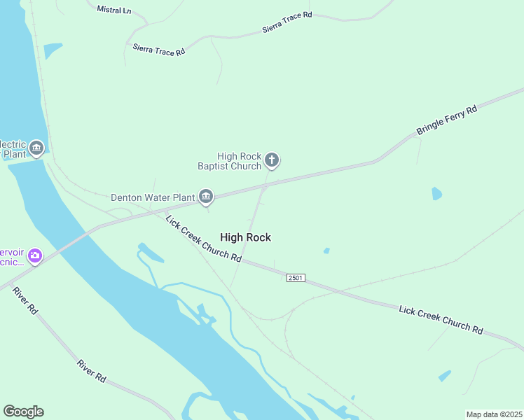 map of restaurants, bars, coffee shops, grocery stores, and more near 173 High Rock Drive in Denton