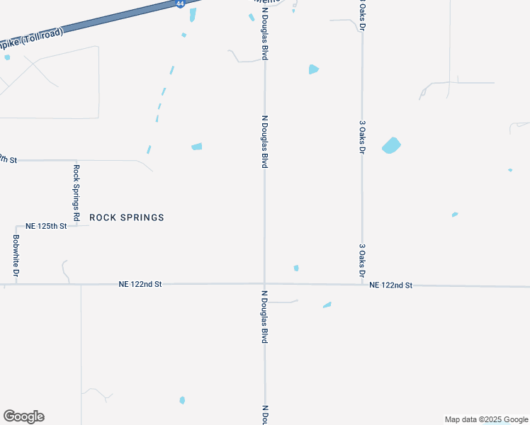 map of restaurants, bars, coffee shops, grocery stores, and more near 12600 North Douglas Boulevard in Jones