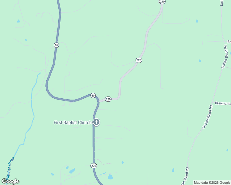 map of restaurants, bars, coffee shops, grocery stores, and more near 11011 State Highway 220 in Cedarville