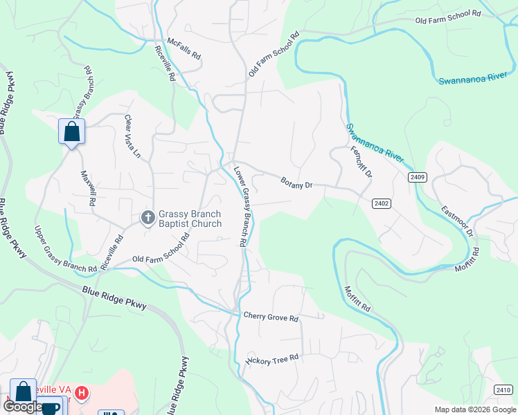 map of restaurants, bars, coffee shops, grocery stores, and more near 115 Lower Grassy Branch Road in Asheville