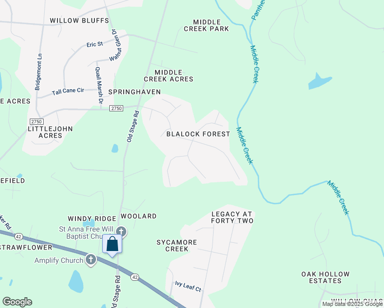 map of restaurants, bars, coffee shops, grocery stores, and more near 6605 Blalock Forest Drive in Wake County