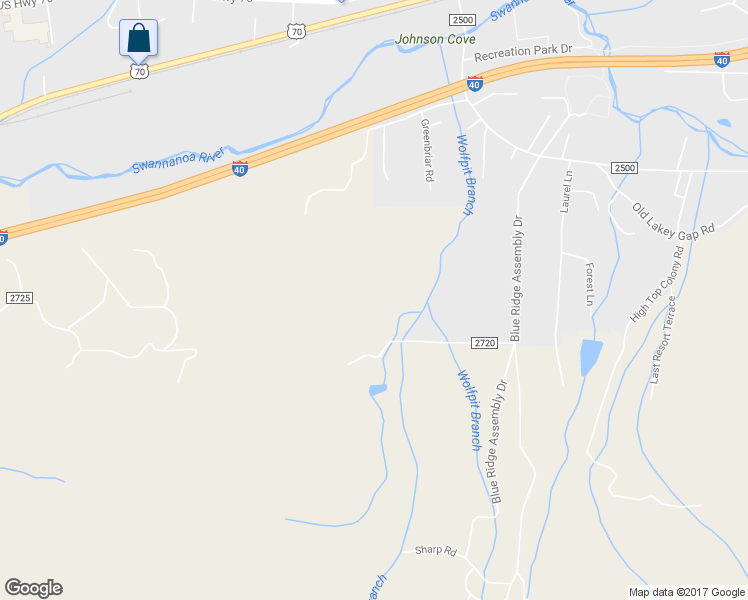 map of restaurants, bars, coffee shops, grocery stores, and more near 57 Maney Lane in Black Mountain