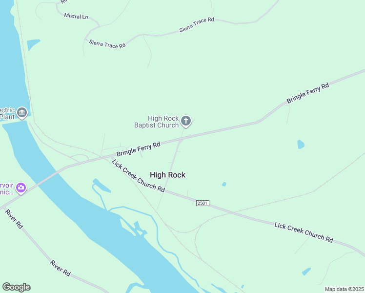 map of restaurants, bars, coffee shops, grocery stores, and more near 4455 Lick Creek Church Road in Denton