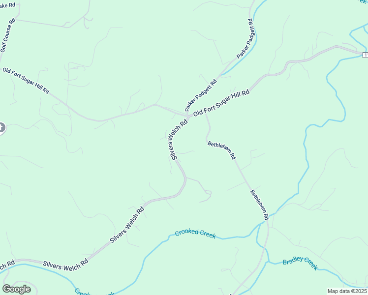 map of restaurants, bars, coffee shops, grocery stores, and more near 65 Silvers Welch Road in Old Fort