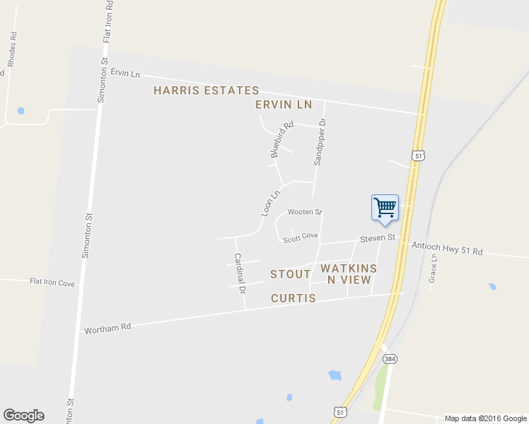 map of restaurants, bars, coffee shops, grocery stores, and more near 259 Loon Lane in Covington