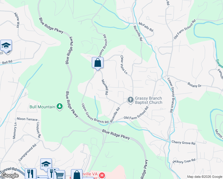 map of restaurants, bars, coffee shops, grocery stores, and more near 27 Scully Lane in Asheville