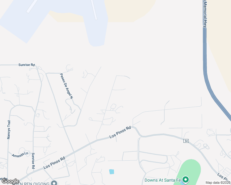 map of restaurants, bars, coffee shops, grocery stores, and more near 42 Cuerno De Vaca Drive in Santa Fe