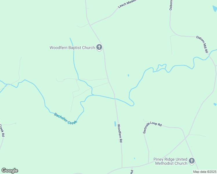 map of restaurants, bars, coffee shops, grocery stores, and more near 4580 Woodfern Road in Seagrove