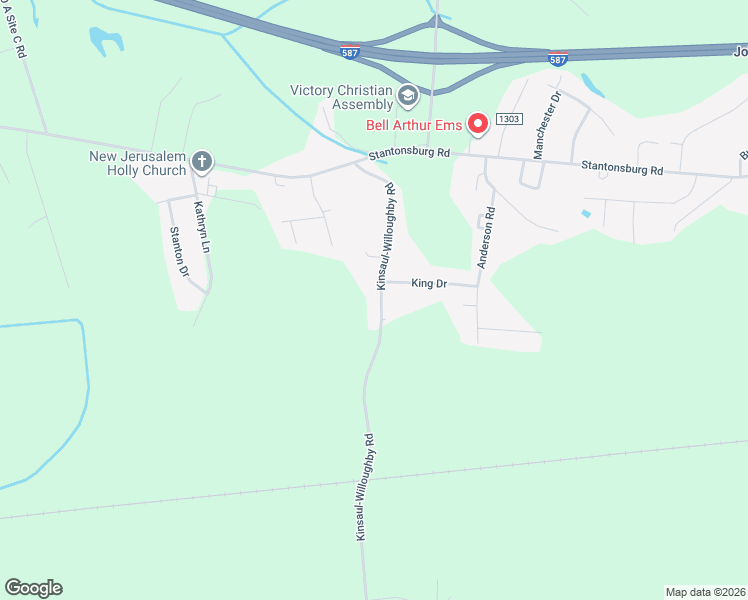 map of restaurants, bars, coffee shops, grocery stores, and more near 1860 Kinsaul-Willoughby Road in Greenville