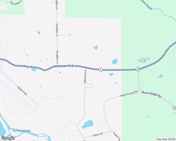 map of restaurants, bars, coffee shops, grocery stores, and more near 1526 Arkansas 16 East in Clinton