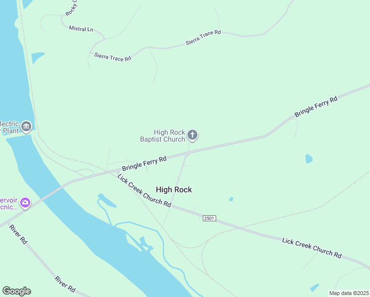 map of restaurants, bars, coffee shops, grocery stores, and more near 4455 Lick Creek Church Road in Denton