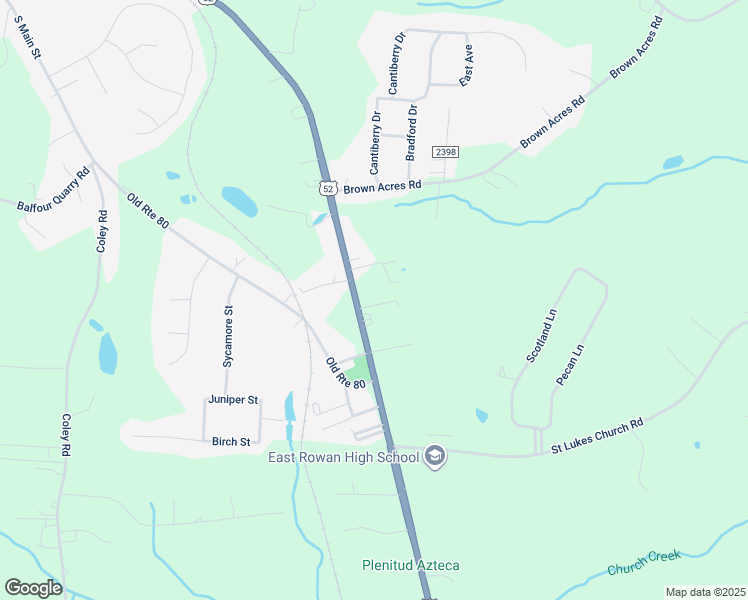map of restaurants, bars, coffee shops, grocery stores, and more near U.S. Route 52 in Salisbury