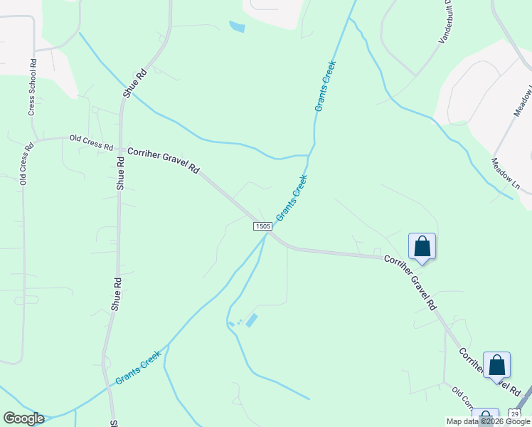 map of restaurants, bars, coffee shops, grocery stores, and more near 1150 Corriher Gravel Road in China Grove