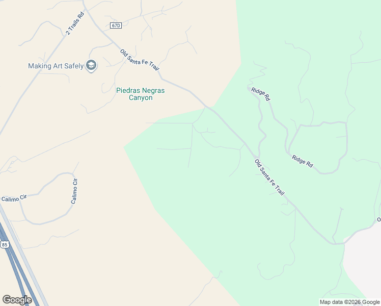 map of restaurants, bars, coffee shops, grocery stores, and more near 26B Old Santa Fe Way in Santa Fe