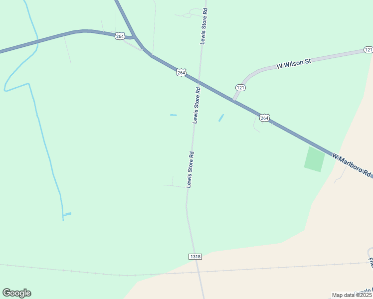 map of restaurants, bars, coffee shops, grocery stores, and more near 965 Lewis Store Road in Farmville