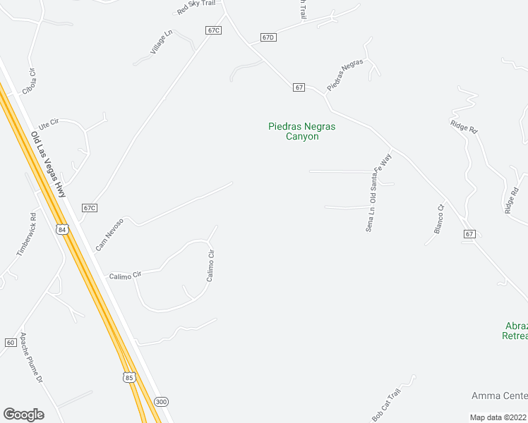 map of restaurants, bars, coffee shops, grocery stores, and more near 6 Cameron Lane in Santa Fe