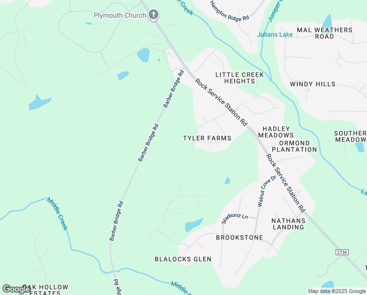 map of restaurants, bars, coffee shops, grocery stores, and more near 1128 Tyler Farms Drive in Raleigh