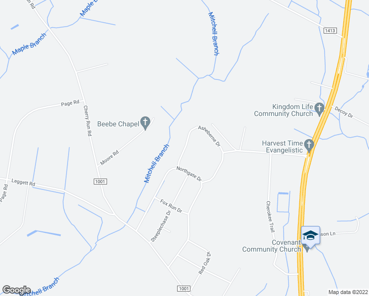 map of restaurants, bars, coffee shops, grocery stores, and more near Asheberne Drive in Washington