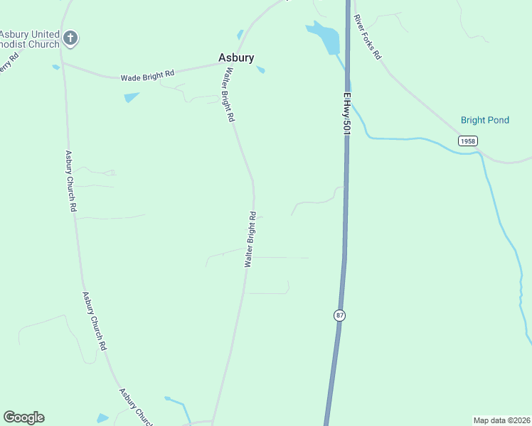 map of restaurants, bars, coffee shops, grocery stores, and more near 1031 Walter Bright Road in Sanford