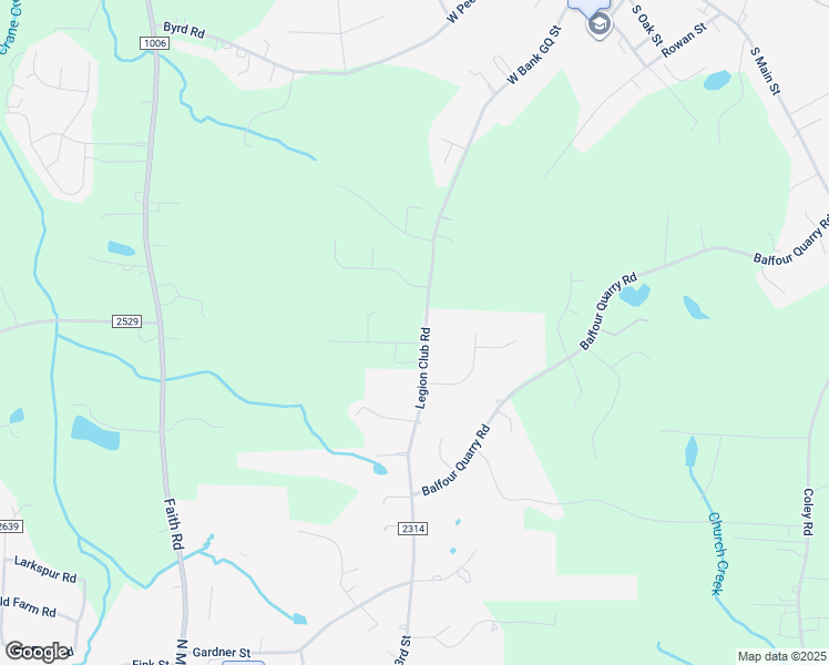 map of restaurants, bars, coffee shops, grocery stores, and more near 1070 Legion Club Road in Salisbury