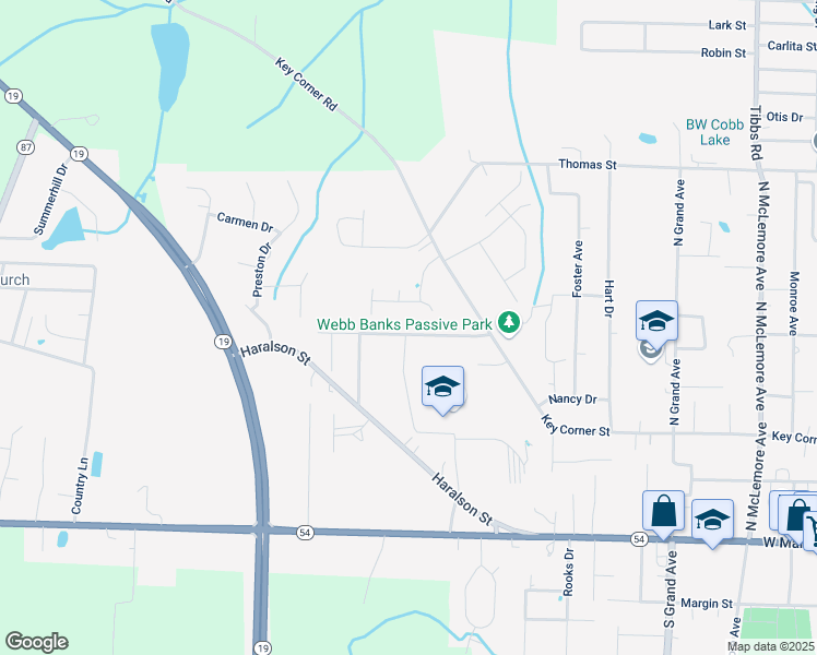 map of restaurants, bars, coffee shops, grocery stores, and more near 928 Meadow Street in Brownsville