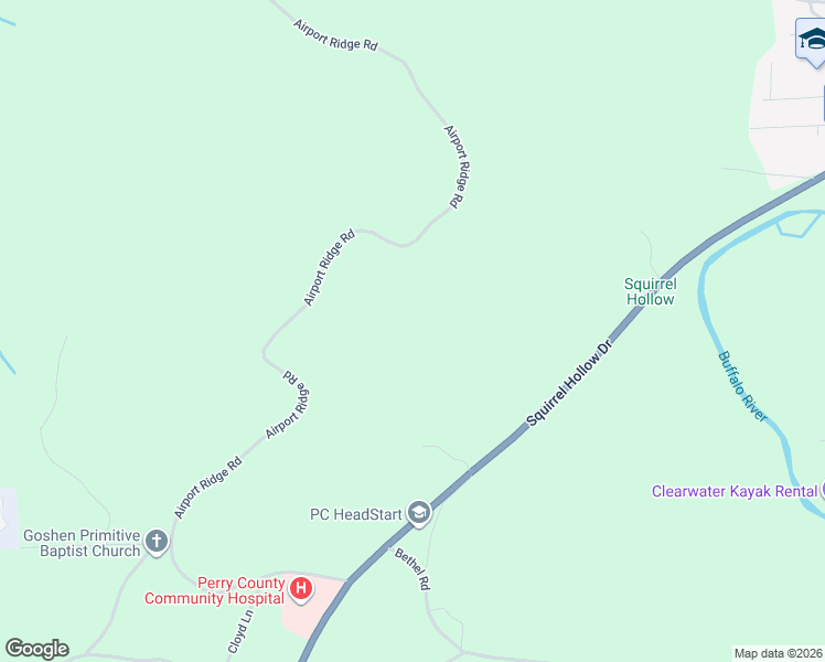 map of restaurants, bars, coffee shops, grocery stores, and more near Airport Ridge Road in Linden