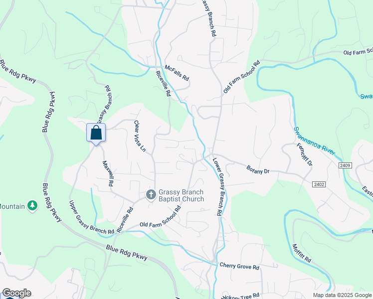 map of restaurants, bars, coffee shops, grocery stores, and more near 248 Old Farm School Road in Asheville