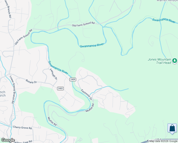 map of restaurants, bars, coffee shops, grocery stores, and more near 72 Cutlers Green in Asheville