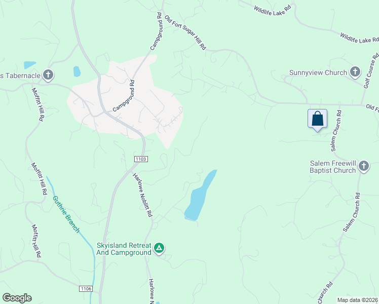 map of restaurants, bars, coffee shops, grocery stores, and more near 392 Cochran Cove in Old Fort