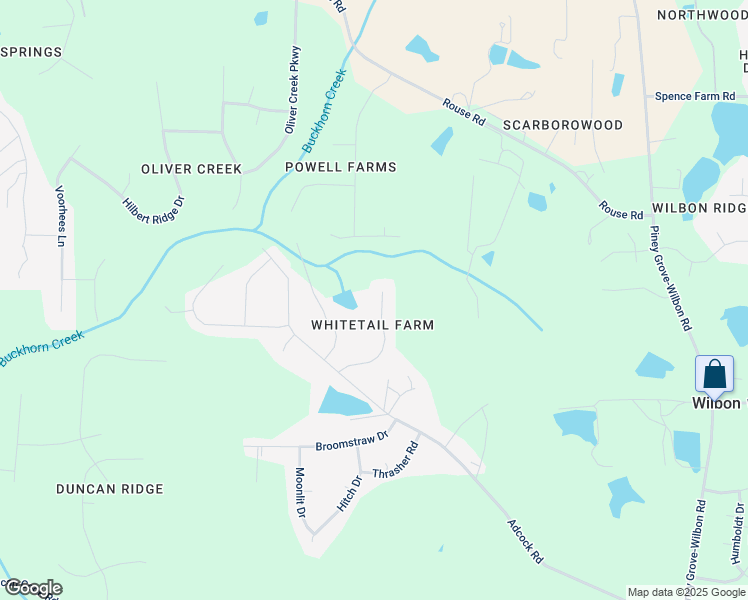 map of restaurants, bars, coffee shops, grocery stores, and more near 6749 Fawn Hoof Trail in Holly Springs
