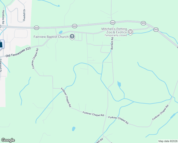map of restaurants, bars, coffee shops, grocery stores, and more near 315 Burton Road in Sweetwater