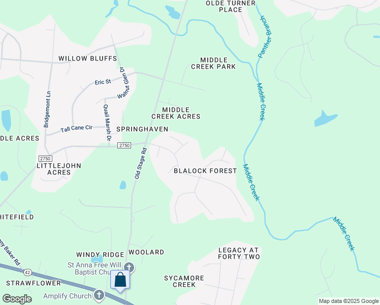 map of restaurants, bars, coffee shops, grocery stores, and more near 6513 Clogher Road in Wake County