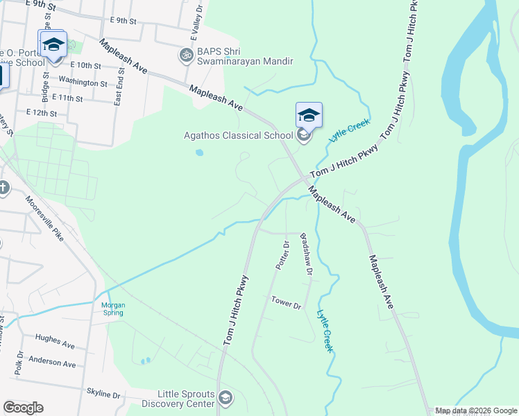 map of restaurants, bars, coffee shops, grocery stores, and more near 1400 Potter Drive in Columbia