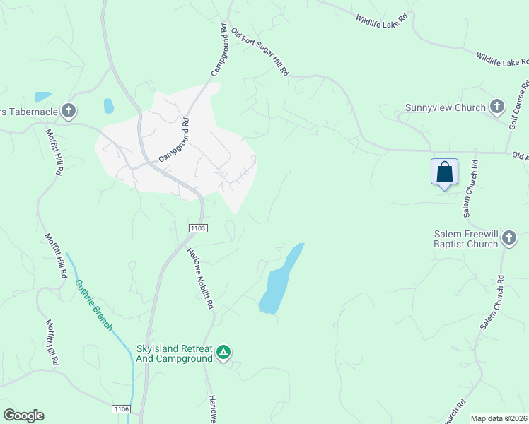 map of restaurants, bars, coffee shops, grocery stores, and more near 392 Cochran Cove in Old Fort