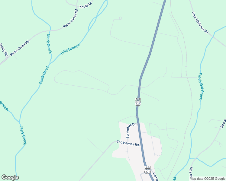 map of restaurants, bars, coffee shops, grocery stores, and more near 1617 Clarks Creek Circle in Newton