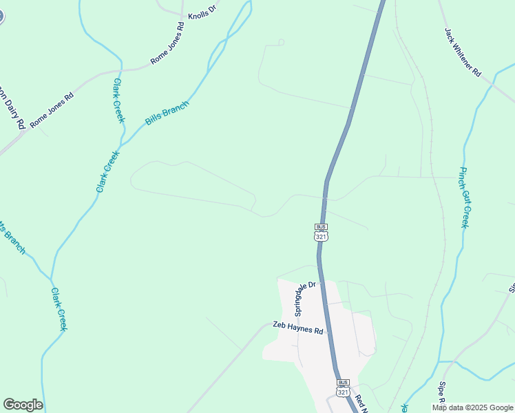 map of restaurants, bars, coffee shops, grocery stores, and more near 1617 Clarks Creek Circle in Newton