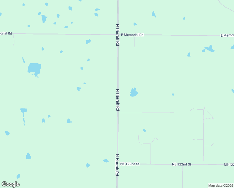 map of restaurants, bars, coffee shops, grocery stores, and more near 12955 North Harrah Road in Luther