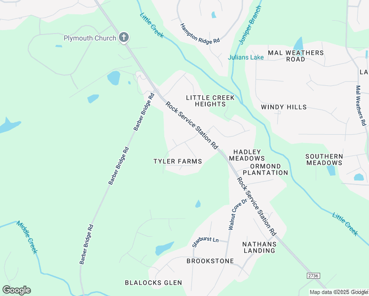map of restaurants, bars, coffee shops, grocery stores, and more near 6400 Cablewood Drive in Raleigh