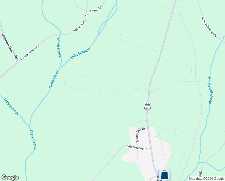map of restaurants, bars, coffee shops, grocery stores, and more near 1572 Clarks Creek Circle in Newton