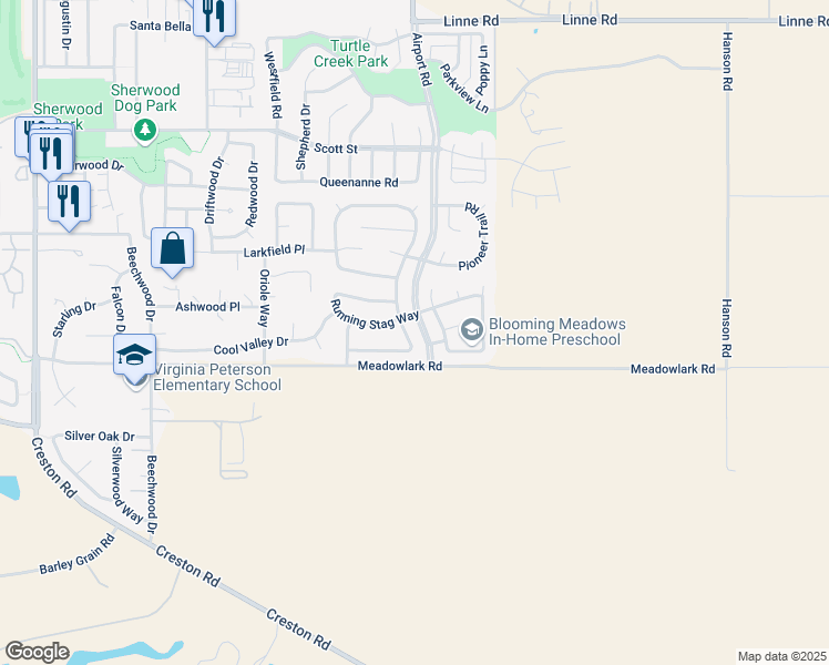 map of restaurants, bars, coffee shops, grocery stores, and more near 830 Sycamore Canyon Road in Paso Robles