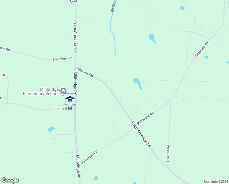 map of restaurants, bars, coffee shops, grocery stores, and more near 2237 Brown Road in China Grove